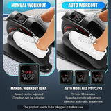 ANCHEER Under Desk Elliptical Machine – Quiet Pedal Exerciser for Seniors, Office & Home, Low-Impact Seated Leg Workout Equipment, Smart LCD Display, Remote Control