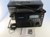Grundig S450DLX Deluxw AM/FM/Shortwave Portable Radio – Black